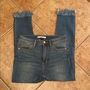 Sam edelmen Stiletto frayed bottom jeans